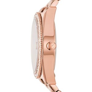 Fossil Women’s Quartz Rose Gold Stainless Steel Rose Gold Dial 32mm Watch ES4318 (Without Tag)