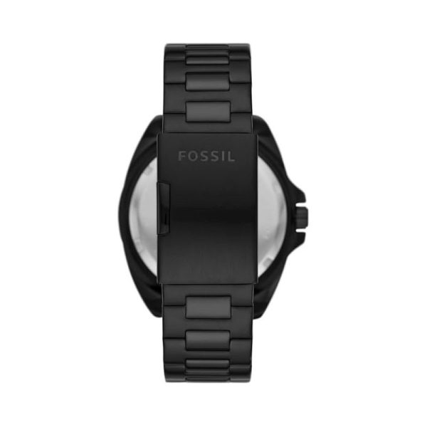 Fossil Men’s Quartz Black Stainless Steel Black Dial 44mm Watch BQ2551 (Without Tag)