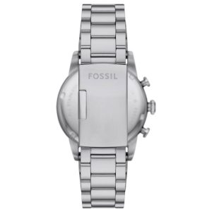 Fossil Men’s Quartz Silver Stainless Steel Green Dial 42mm Watch FS6048