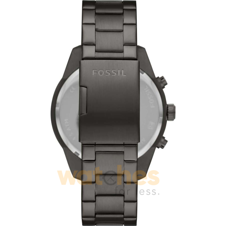 Fossil Men’s Quartz Grey Stainless Steel Brown Dial 50mm Watch BQ2533 (Without Tag) - Image 2