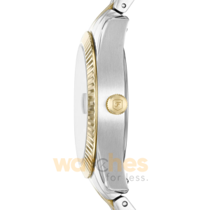 Alternative view of Fossil Women’s Quartz Two Tone Stainless Steel Gold Dial 32mm Watch ES4949 (Without Tag)