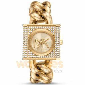 Michael Kors Women’s Quartz Gold Stainless Steel Gold Dial 25mm Watch MK4711