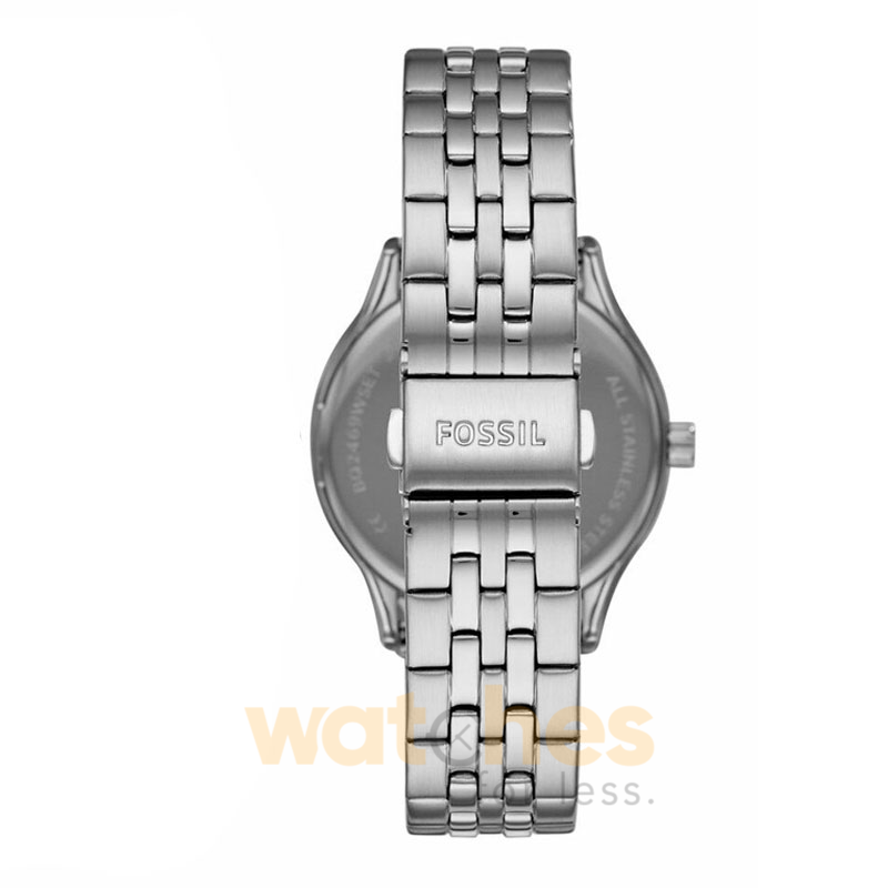 Fossil Women’s Quartz Silver Stainless Steel White Dial 36mm Watch BQ2468WSET (Without Tag) - Image 3