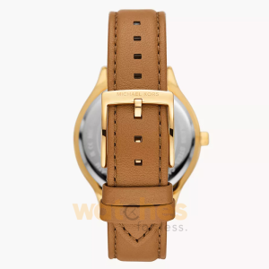 Michael Kors Women’s Quartz Brown Leather Strap White Dial 38mm Watch MK7465 (Without Tag) - Image 3