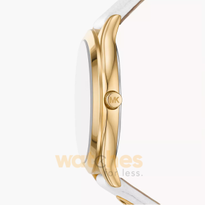Alternative view of Michael Kors Women’s Quartz White Leather Strap White Dial 38mm Watch MK7466 (Without Tag)