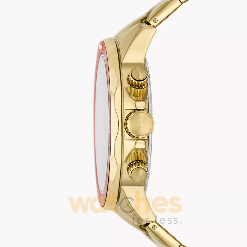 Fossil Men’s Quartz Gold Stainless Steel Black Dial 45mm Watch BQ2755 (Without Tag) - Image 2