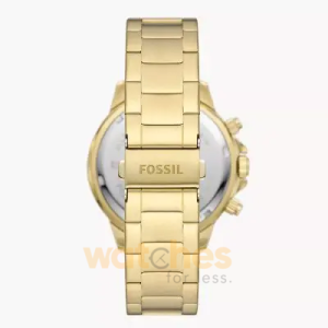 Fossil Men’s Quartz Gold Stainless Steel Black Dial 45mm Watch BQ2755 (Without Tag) - Image 3