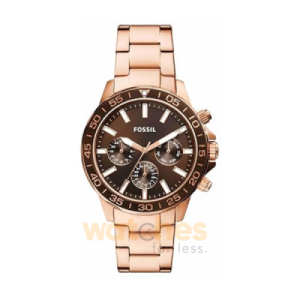 Fossil Unisex Chronograph Quartz Stainless Steel Brown Dial 44mm Watch BQ2827 (Without Tag)
