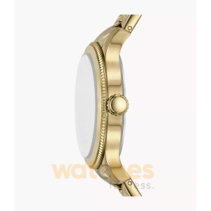 Alternative view of Fossil Women’s Quartz Gold Stainless Steel Silver Dial 38mm Watch BQ3994 (Shelf Leftover)