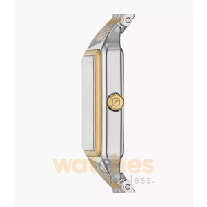Alternative view of Fossil Women’s Quartz Two-Tone Stainless Steel Silver Dial 23mm Watch ES5368 (Without Tag)
