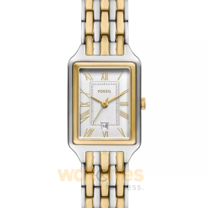 Fossil Women’s Quartz Two-Tone Stainless Steel Silver Dial 23mm Watch ES5368 (Without Tag)