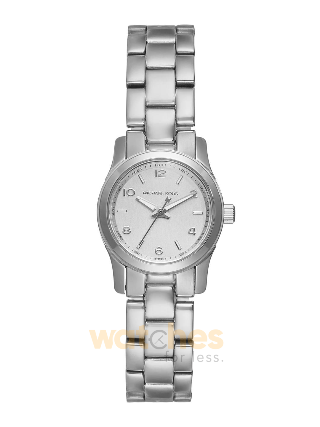 Michael Kors Women’s Quartz Stainless Steel Silver Dial 26mm Watch MK7459 (Without Tag)