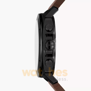 Alternative view of Fossil Men’s Chronograph Quartz Brown Leather Strap Brown Dial 45mm Watch BQ2820 (Without Tag)