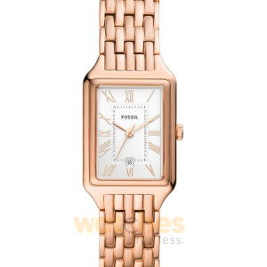 Fossil Women’s Quartz Rose Gold Stainless Steel White Dial 23mm Watch ES5271 (Without Tag)