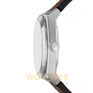 Alternative view of Fossil Men’s Quartz Brown Leather Strap Cream Dial 42mm Watch FS6071 (Without Tag)
