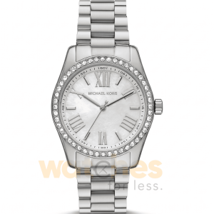 Michael Kors Women’s Quartz Silver Stainless Steel Mother Of Pearl Dial 38mm Watch MK1087