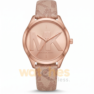 Michael Kors Women’s Quartz Rose Gold Leather Strap Rose Gold Dial 33mm Watch MK2879