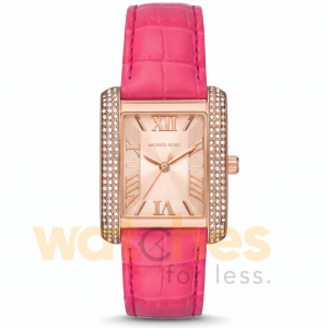 Michael Kors Women’s Quartz Pink Leather Strap Rose Gold Dial 33mm Watch MK2984