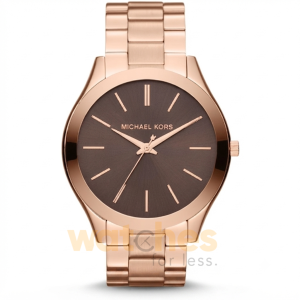 Michael Kors Women’s Quartz Rose Gold Stainless Steel Brown Dial 41mm Watch MK3181