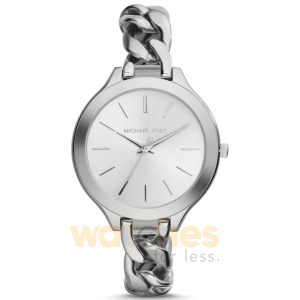 Michael Kors Women’s Quartz Silver Stainless Steel White Dial 42mm Watch MK3279
