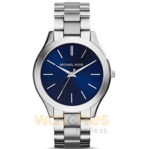 Michael Kors Women’s Quartz Silver Stainless Steel Blue Dial 41mm Watch MK3379