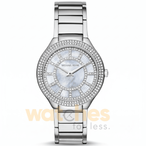 Michael Kors Women’s Quartz Stainless Steel Mother Of Pearl Dial 37mm Watch MK3395