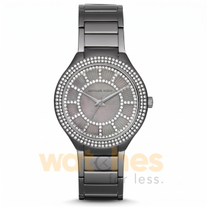 Michael Kors Women’s Quartz Grey Stainless Steel Grey Mother Of Pearl Dial 38mm Watch MK3410