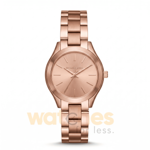 Michael Kors Women’s Quartz Rose Gold Stainless Steel Rose Gold Dial 33mm Watch MK3457