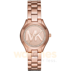 Michael Kors Women’s Quartz Rose Gold Stainless Steel Chain Rose Gold Dial 33mm Watch MK3549
