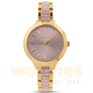 Michael Kors Women’s Quartz Two-Tone Stainless Steel Pink Dial 38mm Watch MK3633