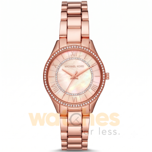 Michael Kors Women’s Quartz Rose Gold Stainless Steel Rose Gold Mother Of Pearl Dial 33mm Watch MK4491
