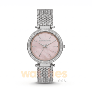 Michael Kors Women’s Quartz Stainless Steel Pink Mother Of Pearl Dial 39mm Watch MK4518