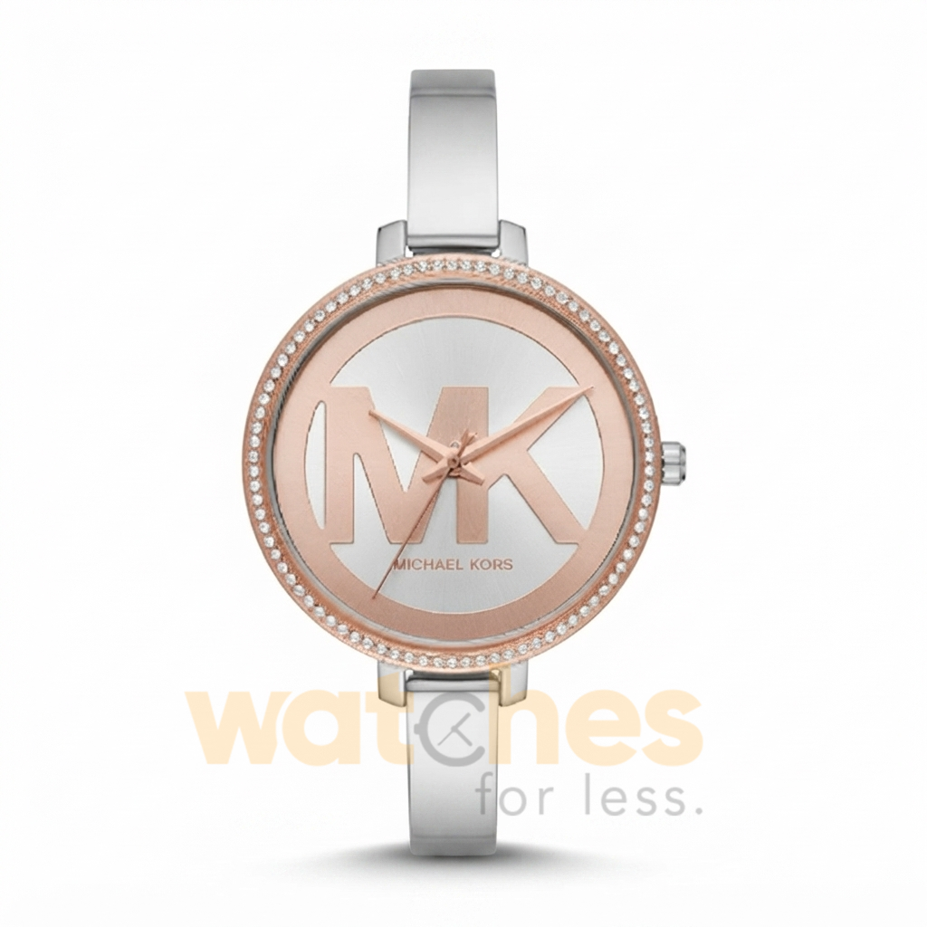 Michael Kors Women’s Quartz Stainless Steel Silver Dial 36mm Watch MK4546