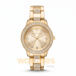 Michael Kors Women’s Quartz Gold Stainless Steel Gold Dial 34mm Watch MK4575