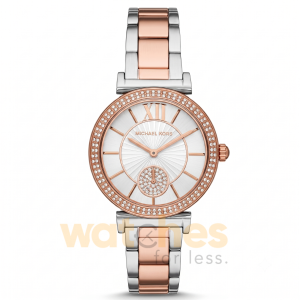 Michael Kors Women’s Quartz Two-tone Stainless Steel White Dial 36mm Watch MK4616