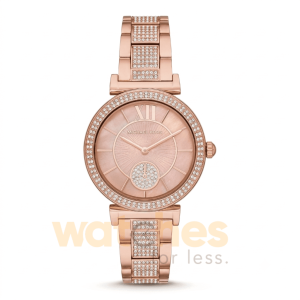 Michael Kors Women’s Quartz Stainless Steel Rose Gold Dial 36mm Watch MK4617