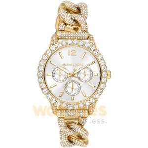 Michael Kors Women’s Quartz Stainless Steel Silver Dial 39mm Watch MK4653