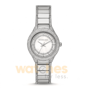Michael Kors Women’s Silver Stainless Steel White Dial 33mm Watch MK4657