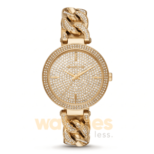 Michael Kors Women’s Quartz Gold Stainless Steel Crystal Pave Dial 38mm Watch MK4674