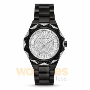 Michael Kors Women’s Quartz Black Stainless Steel Silver Dial 41mm Watch MK4692