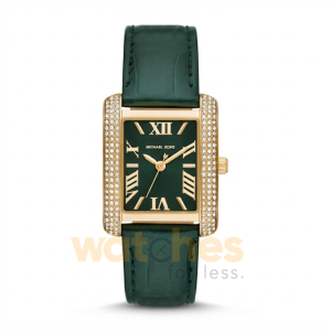 Michael Kors Women’s Quartz Green Leather Strap Green Dial 33mm Watch MK4697