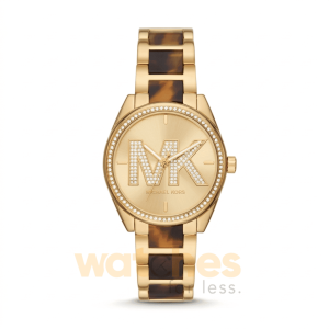 Michael Kors Women’s Quartz Stainless Steel Gold Dial 36mm Watch MK4730