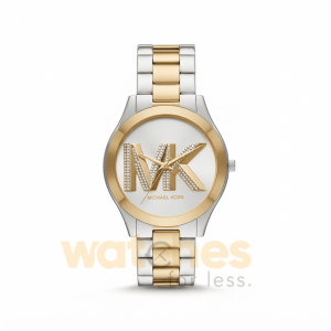 Michael Kors Women’s Quartz Two-Tone Stainless Steel Silver Dial 42mm Watch MK4735