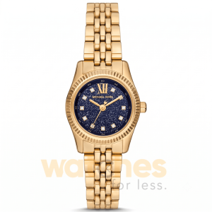 Michael Kors Women’s Quartz Gold Stainless Steel Blue Dial 26mm Watch MK4802