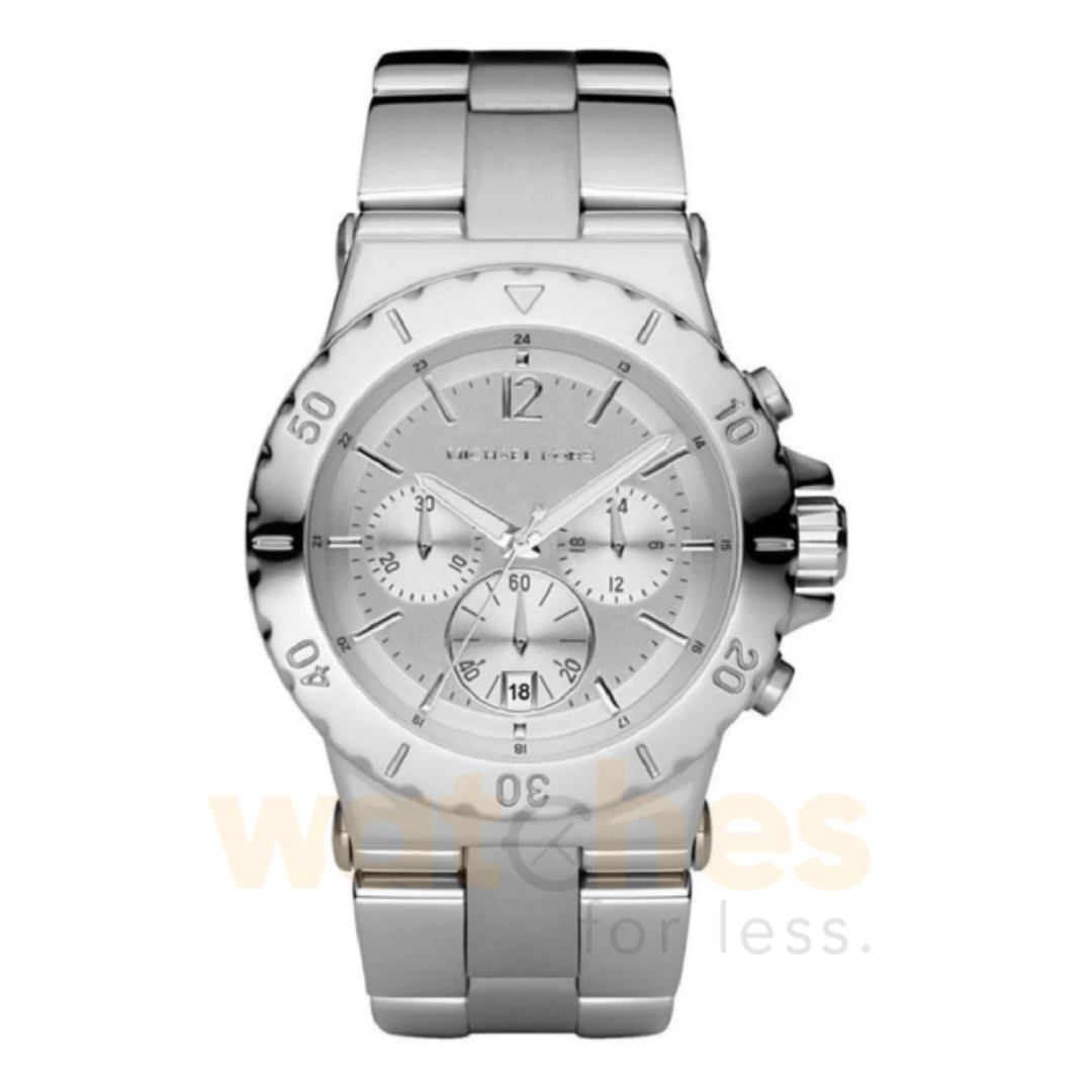 Michael Kors Women’s Chronograph Quartz Silver Stainless Steel Silver Dial 40mm Watch MK5312