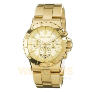 Michael Kors Women’s Quartz Gold Stainless Steel Gold Dial 42mm Watch MK5313