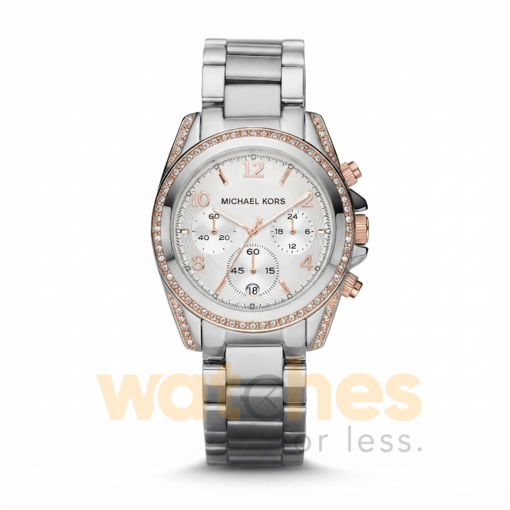 Michael Kors Women’s Quartz Silver Stainless Steel Silver Dial 40mm Watch MK5459