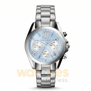 Michael Kors Women’s Chronograph Quartz Stainless Steel Sky Blue Dial 36mm Watch MK6098