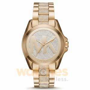 Michael Kors Women’s Quartz Gold Stainless Steel Crystal Pave Dial 43mm Watch MK6487