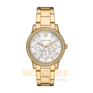 Michael Kors Women’s Quartz Gold Stainless Steel Silver Dial 40mm Watch MK6969
